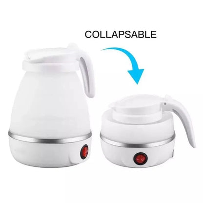 Compact Electric Travel Kettle – Foldable Silicone Bod