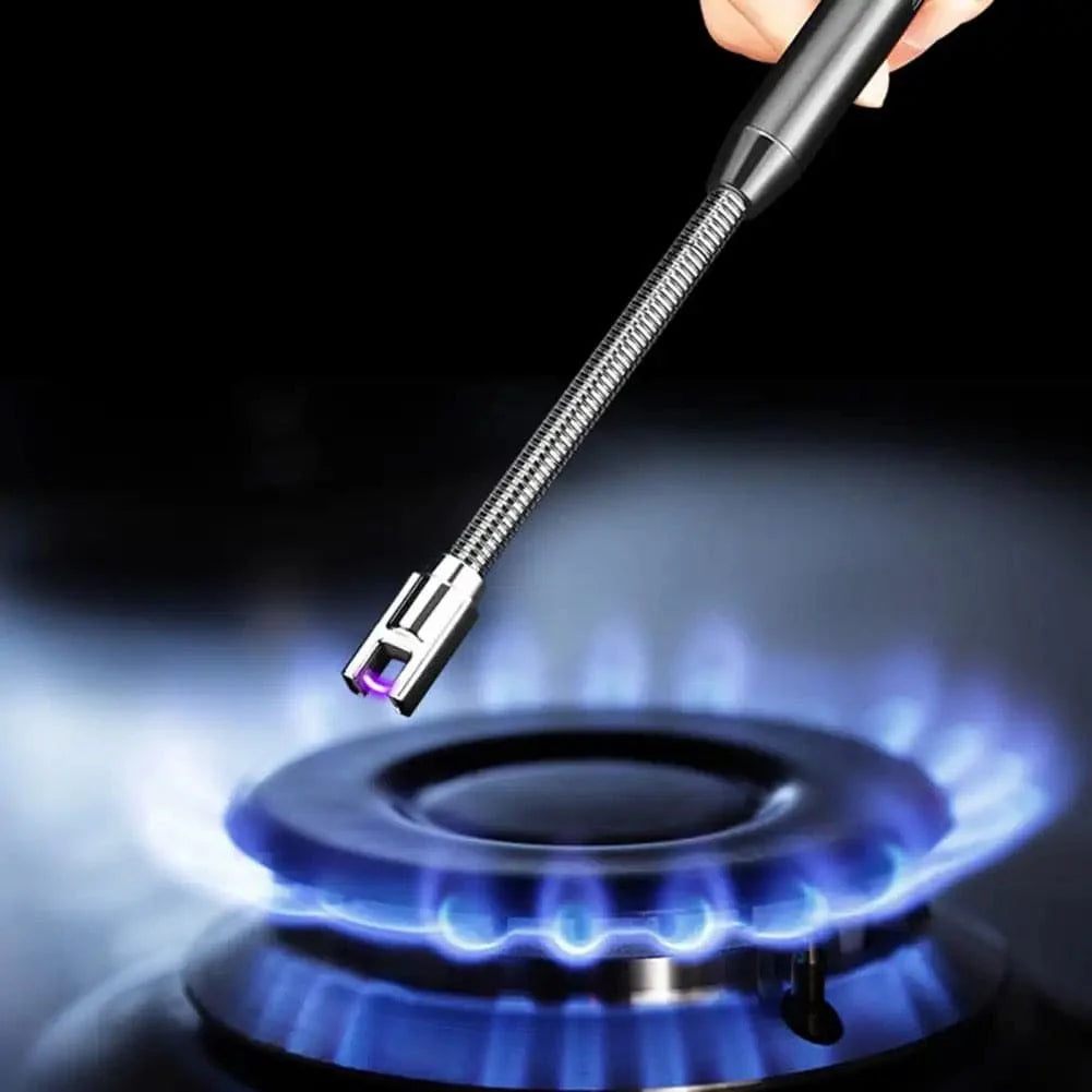 Rechargeable Electric Lighter - Electric Arc Lighter - 360 Degree Rotation Lighter