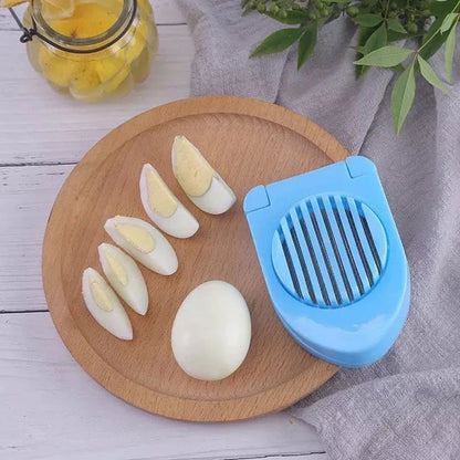 Multipurpose Plastic Egg Slicer Cutter - Slicer Egg Tool - Boiled Egg Slicer