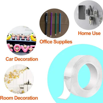 01 Pcs Self Adhesive Double Sided Nano Tape (5 Meter)