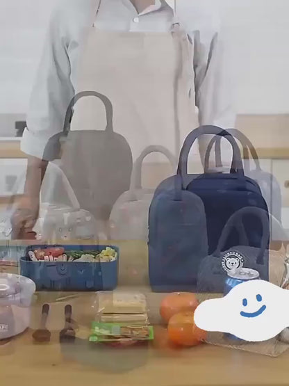 Portable Thermal Insulated Lunch Bag - Thermal Food Bag - Hot And Cold Lunch Box Bag