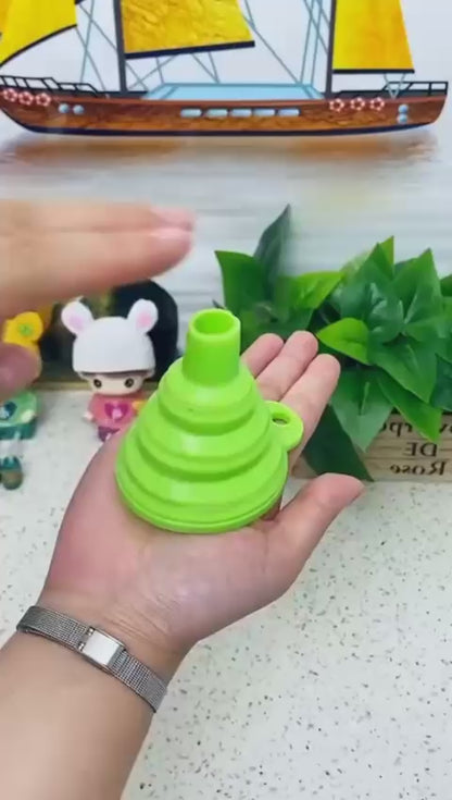 Collapsible Silicone Foldable Funnel
