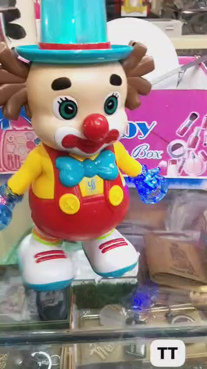 Electric Dancing Clown Toy – Music & Light Fun